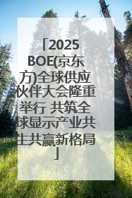 2025 BOE(京东方)全球供应伙伴大会隆重举行 共筑全球显示产业共生共赢新格局