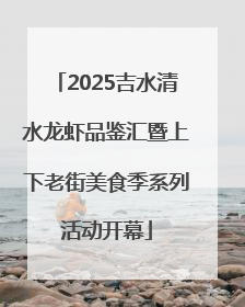 2025吉水清水龙虾品鉴汇暨上下老街美食季系列活动开幕