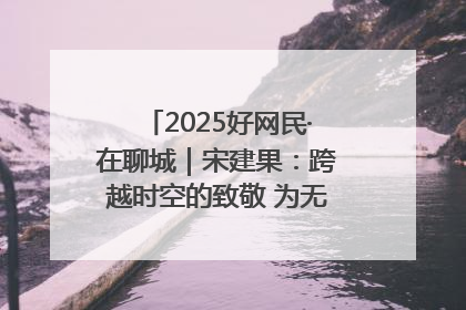 2025好网民·在聊城｜宋建果：跨越时空的致敬 为无名烈士“正名”