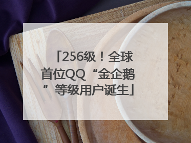 256级！全球首位QQ“金企鹅”等级用户诞生