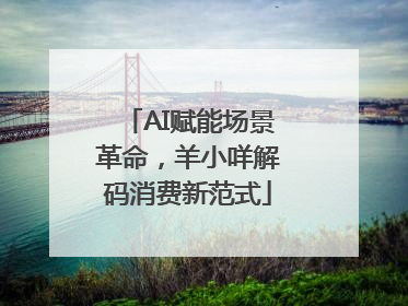 AI赋能场景革命，羊小咩解码消费新范式