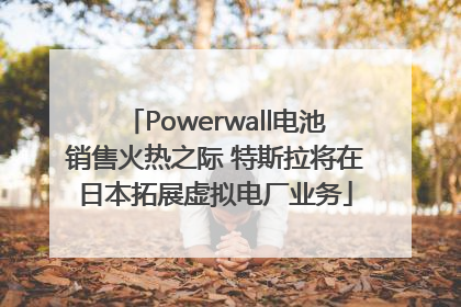 Powerwall电池销售火热之际 特斯拉将在日本拓展虚拟电厂业务